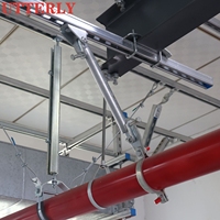 Offre Spéciale : Support de Tuyau FM UL CE, Suspension à Clevis UTT30 Galvanisée en Acier au Carbone, Raccord de Suspension de Tuyau de 1/2"-12" pour Support Sismique