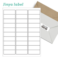 Taille personnalisée blanc auto-adhésif 4A feuille d'étiquette étanche étiquettes de codes à barres pour l'impression laser et l'impression à jet d'encre