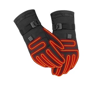 Gants chauffants imperméables pour l'hiver, à batterie électrique rechargeable, température réglable, pour le snowboard, la moto - Product Image 1