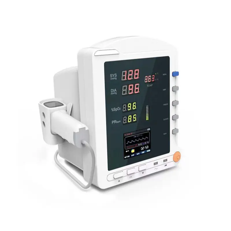 CMS5100 monitor Multi parameter medis Pemantauan tanda Vital portabel pemantauan NIBP SPO2 ECG perangkat pertolongan pertama portabel