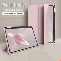 PU deri yumuşak TPU silikon kalemlik üç katlı kılıf Xiaomi Pad için 5 11 inç 2023 manyetik kapak kabuk için Pad 5 Pro