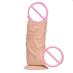 Supergrote <span class=keywords><strong>dildo</strong></span> van 165 mm diameter, vleeskleurig zwart, realistisch seksspeeltje - Product Image 4