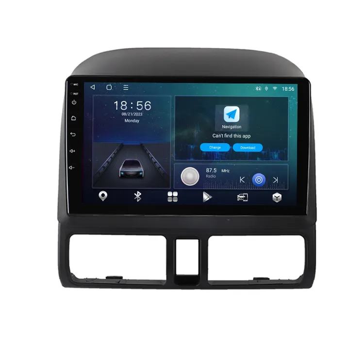 Honda CRV CR-V için araba Stereo 2002 ~ 2006 9 inç araba radyo multimedya Video oynatıcı navigasyon stereo GPS Android 12 WIFI Carplay