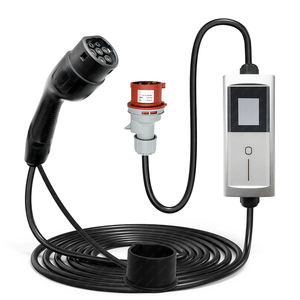 美国2型16A 1相电动汽车充电电缆线束聚氯乙烯和橡胶绝缘带充电插头 - Product Image 1
