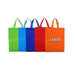 Bolsas de tela económicas personalizadas, impresas, reciclables, no tejidas, para compras, con logotipo - Product Image 2