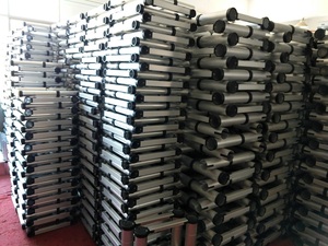 Échelle télescopique pliante en aluminium avec 5 marches et une capacité de charge de 150 kg pour usage domestique - Product Image 4