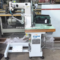 GY-168 machine à coudre à pied de marche post-lit couture de semelle utilisée pour chaussures en cuir et sacs à main pour femmes