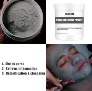 OEM ODM Etiqueta Privada cosmético SPA + carbón activo enzima papaína carbón enzima limpieza en polvo carbón en polvo precio/fabricación - Product Image 4
