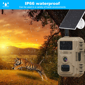 2025 New 4 gam GPS lĩnh vực săn bắn máy ảnh 940nm ánh sáng vô hình 3 cái PIR 0.1S kích hoạt năng lượng mặt trời săn bắn máy ảnh trò chơi và Đường Mòn máy ảnh - Product Image 2