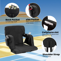 Sièges de stade pliables en gros, coussins de chaise de stade extérieur en tissu Oxford pour le football