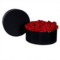 Kerstcadeaudoos Fruit & Bloemen Cadeaudoos Grote Tweedelige Standaarddozen Zijden Bloemen Design Recycleerbaar Karton