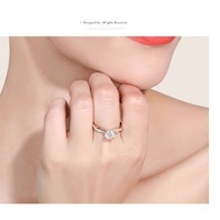 Bague de mariage et fiançailles pour femme, moissanite, bande tressée, platine or rose 18K, diamants, vente en gros