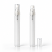 Flacon pulvérisateur à fine brume en plastique PP de 10 ml pour parfum, brume faciale, emballage cosmétique