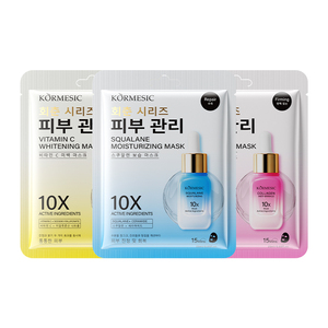 KORMESIC Bpom Certificado, 25ml, 10X, Mascarilla Facial Coreana con Colágeno y Cristal, Hidratante, Antiarrugas, Blanqueadora - Product Image 6