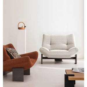 Sillón Individual Retro Wabi Sabi de Madera Maciza, Silla de Salón para Interiores, Hotel, Sala de Estar, Club, Recepción, Silla de Diseño - Product Image 3