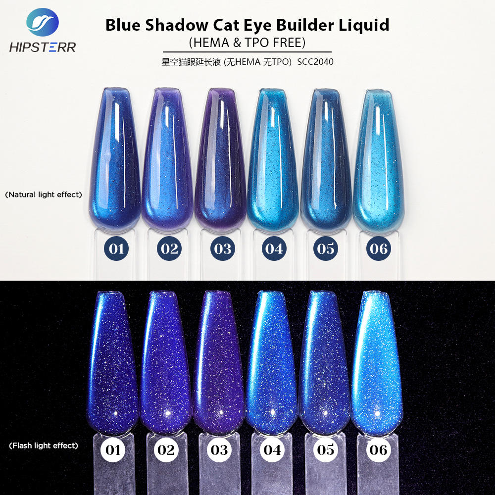 Blue Shadow Cat Eye Builder Liquid (HEMA & TPO FRE