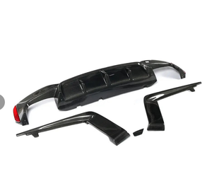 Pare-chocs en fibre de carbone véritable pour G30 F90 M5, style 3D, nouvelle version améliorée avec clips - Product Image 2
