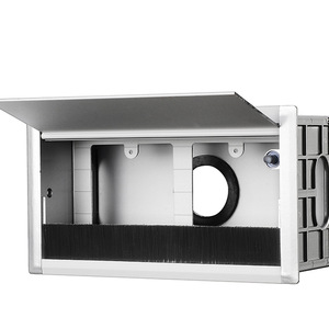 Boîte à câbles en alliage d'aluminium 220x120x80mm, organisateur mural détachable pour fil d'écouteurs, fil électrique - Product Image 1