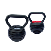 Kettlebell professionnel en fonte recouvert de néoprène pour fitness à domicile, avec poids réglable et poignée ergonomique, idéal pour sacs de puissance