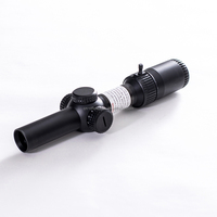 Bravo Optique Tactique Optique Portée Sight Compact 1-6x24 LPVO Deuxième Plan Focal Optique Portée Chasse Vision Nocturne Illumination
