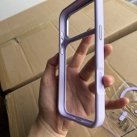 Funda Magnética Transparente 2 en 1 Desmontable para iPhone 17 15 13 Pro Max, Placa Trasera Extraíble de PC y TPU, Marco Protector Personalizado con Impresión UV