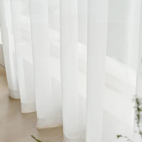 Rideaux en tulle DaiRui à haute densité de tissu diamanté, modernes et minimalistes, pour hôtel, respirants et filtrant la lumière