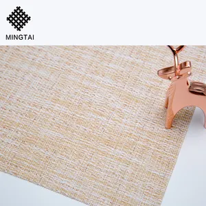 Factory good price customized DIY wholesale PVC new design woven table placemats