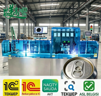Unité de production de marquage et d'inspection au laser à fibre pour ouvertures faciles avec contrôle visuel de la qualité et capacité de traçabilité