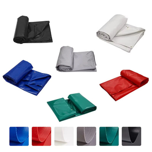 Tùy Chỉnh Dệt PVC Tráng Ripstop Bạt Vải 100% Polyester Không Thấm Nước Ngoài Trời Nhiệm Vụ Nặng Nề Xe Tải Bìa Cuộn - Product Image 2