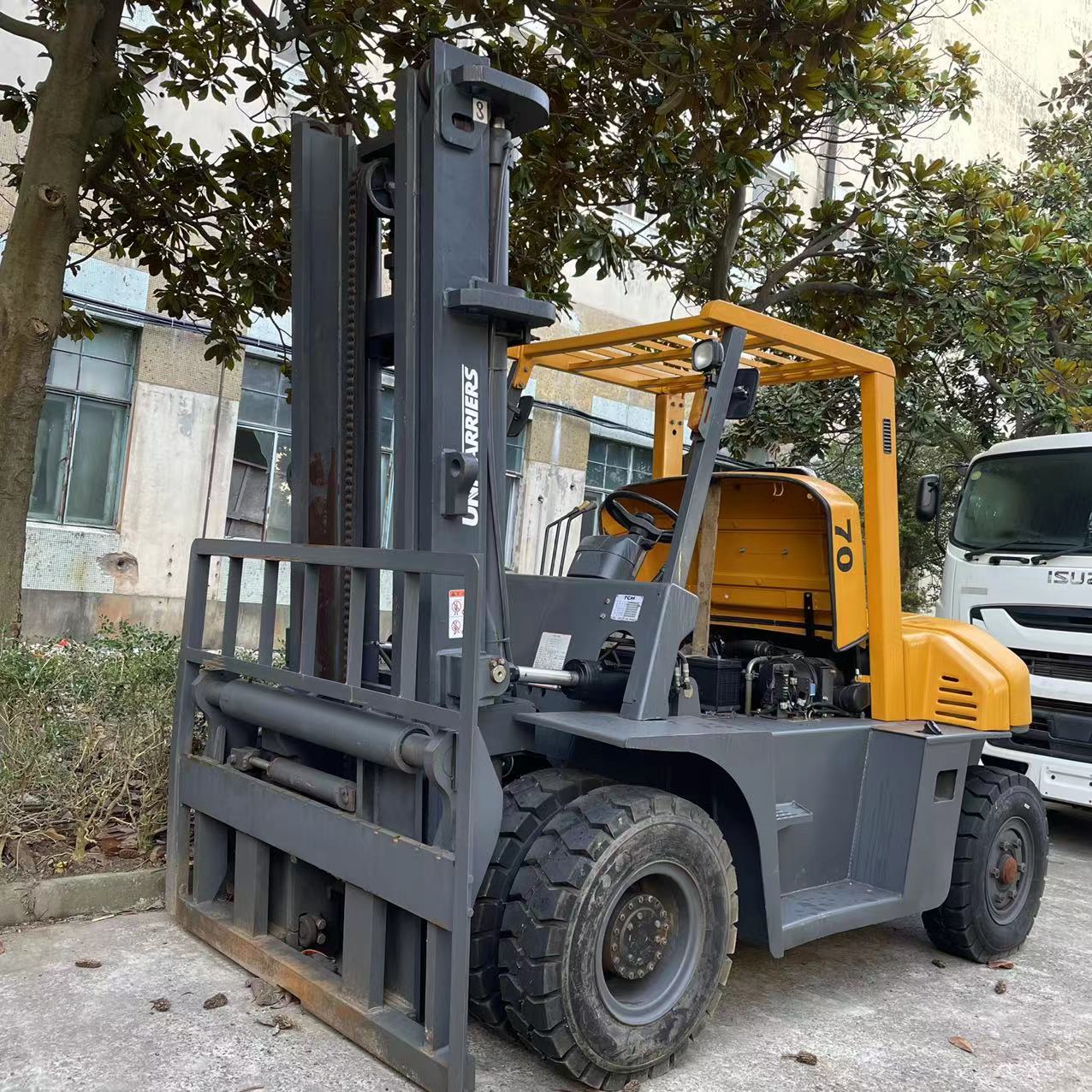 Japan 7ton Used Original TCM FD70Z8 Forklift Price in Shanghai