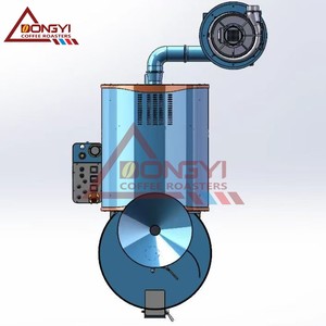 Tam otomatik Reekss 3kg 6kg 12kg Dongyi yeni tasarım elektrik ve gaz ticari dökme demir davul bilgisayar bağlantı Artisan veri - Product Image 6