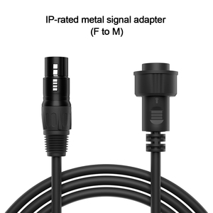 Câble de signal DMX512 SHEHDS IP65 pour extérieur, 1m-10m, étanche, pour éclairage de scène - Product Image 4