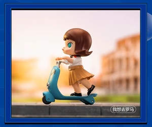 100% Originale Blind Box Jasmine Lisa Pop Mart Molly <span class=keywords><strong>Fantasy</strong></span> Wandering Series Voglio andare a Roma - Product Image 6