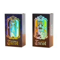 Meilleures ventes Jeu de cartes de tarot avec impression logo Conception personnalisée Divertissement Divination Cartes de tarot