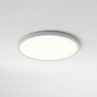 Plafonnier LED rond ultra-plat de 12 pouces homologué ETL, dimmable 5CCT, avec boîte de jonction pour bureau, maison et commerce