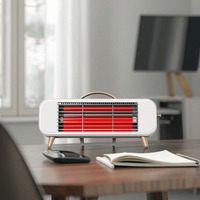 Chauffage infrarouge au quartz 350W, mini radiateur électrique portable, chauffage rapide et économe en énergie pour la maison, le bureau et la chambre