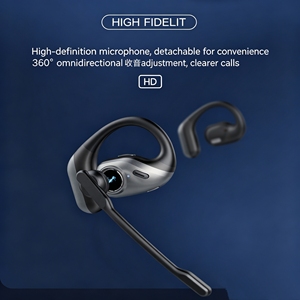 Auriculares Inalámbricos A8 OWS de Conducción Aérea, Auriculares Estéreo Abiertos con Micrófono Magnético Desmontable y Base de Carga de 500 mAh - Product Image 6