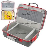 Sac à usage spécial personnalisé en usine coque rigide en mousse EVA étui portail PS pour PS5 PlayStation 5 Console double contrôleur accessoires