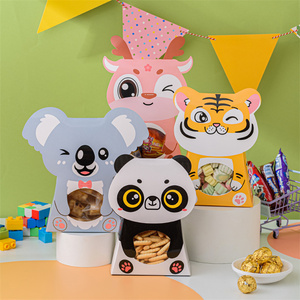 Túi giấy dễ thương và hạnh phúc hộp kẹo cửa sổ hoạt hình quà tặng sáng tạo cho ngày thiếu nhi - Product Image 1