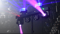 Ensemble DJ portable, éclairage de scène LED, équipement DJ disco, système d'éclairage DJ tricolore avec support