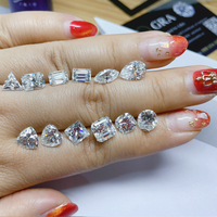 DEF Color VVS – Moissanite synthétique de haute qualité pour la fabrication de bijoux