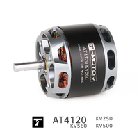 Moteur à axe long T-MOTOR AT4120 pour avion à voilure fixe KV250 KV500 KV560 6717g Thrust 12S 6S pour avion RC UAV