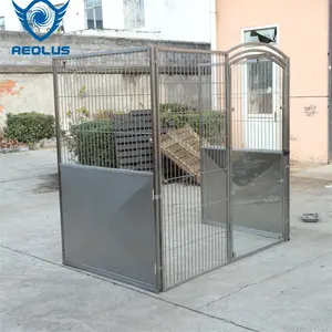 Hundehütten Große Outdoor Metall Canile Cuccia Cucce Per Cani Con Filo Saldato