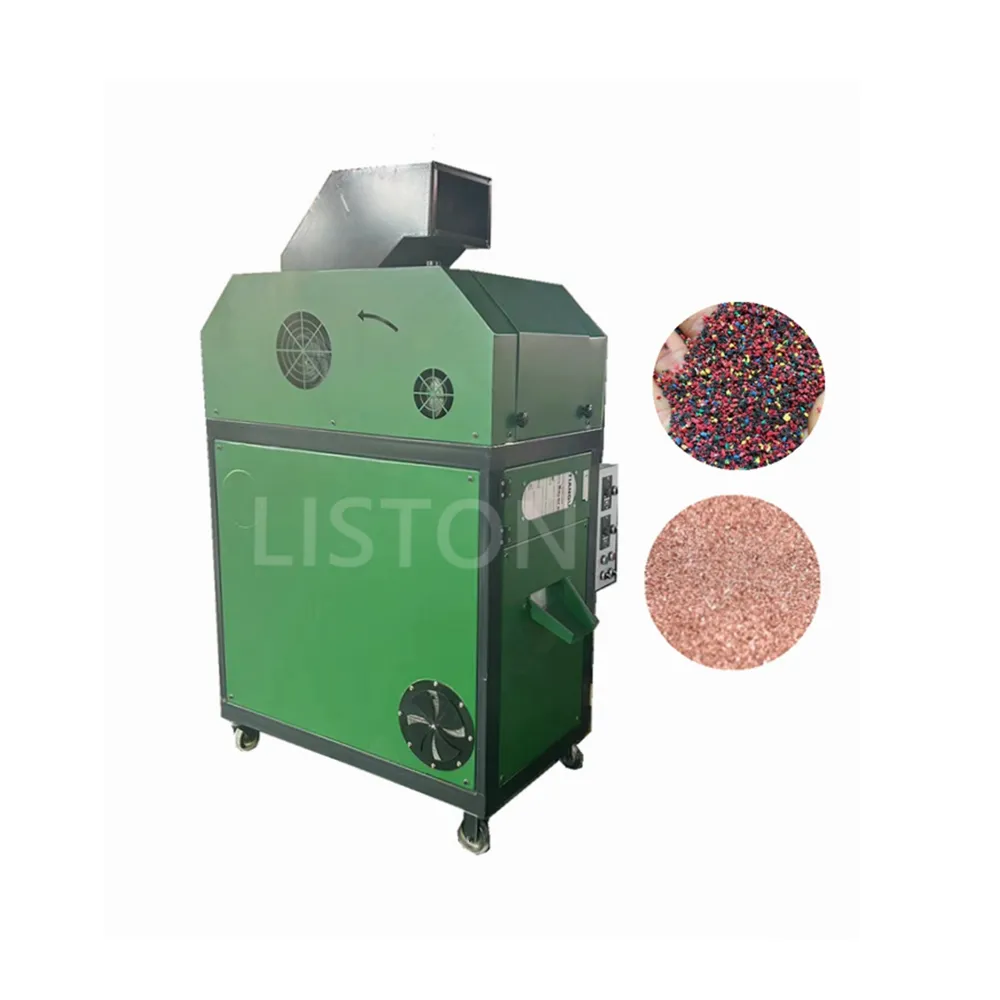 Highly wear-resistant 2024 latest mini copper and plastic separator Copper wire granulator cable recycling machine