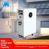 Sistem Penyimpanan Energi Rumah Tangga MK-09 Super Besar 10KW Baterai Lithium Ion 41V Output Kompatibel Surya Tahan Api PC