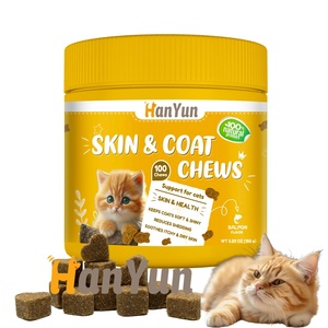 Precio de Fábrica OEM ODM, Golosinas Masticables Suaves para la Piel de Perros y Gatos, Suplemento Nutricional con Vinagre de Sidra de Manzana y Aceite de Salmón Omega-3 - Product Image 1