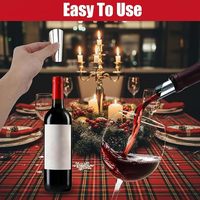 Disque anti-goutte en aluminium pour bec verseur de vin, accessoires de bar argentés
