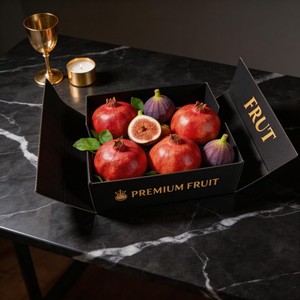 Scatola Pieghevole Personalizzata <span class=keywords><strong>per</strong></span> <span class=keywords><strong>Alimenti</strong></span> e Frutta con Finitura Lucida Opaca e Laminazione UV, Scatola Fustellata <span class=keywords><strong>per</strong></span> Confezionamento di Frutta Secca - Product Image 1