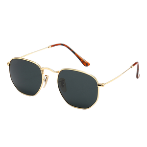 Gafas de Sol de Lujo <span class=keywords><strong>Raba</strong></span>, Alta Calidad, Estilo Italiano Clásico, Diseñador, Mujer, Hombre, Beige, UV400, Montura Completa Redonda, Lentes Tácticas, Montura Metálica - Product Image 2