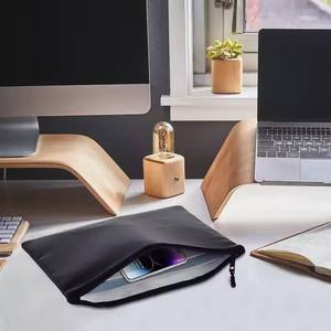 2025 Nueva Bolsa de dinero ignífuga con cremallera, bolsa de almacenamiento de archivos impermeable, producto de archivo con sobre para efectivo y documentos - Product Image 3